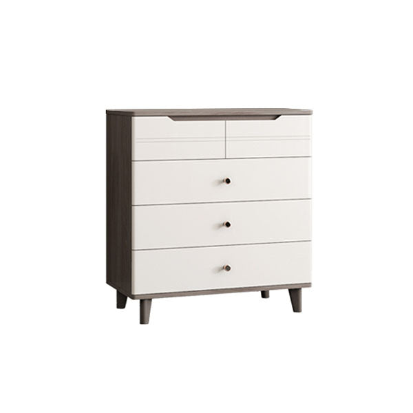 White Storage Chest Modern Style Bedroom Storage Chest Dresser with Drawers