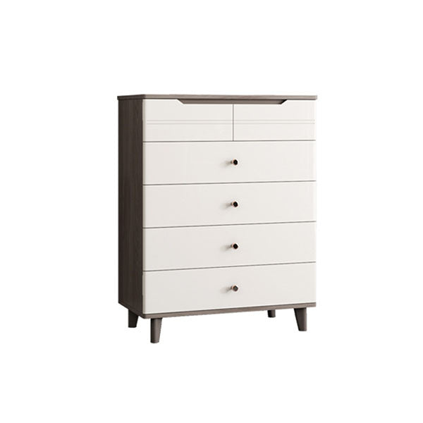 White Storage Chest Modern Style Bedroom Storage Chest Dresser with Drawers