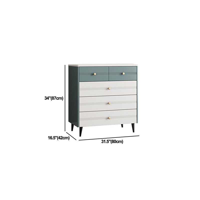 White Storage Chest Modern Style Bedroom Storage Chest Dresser with Drawers