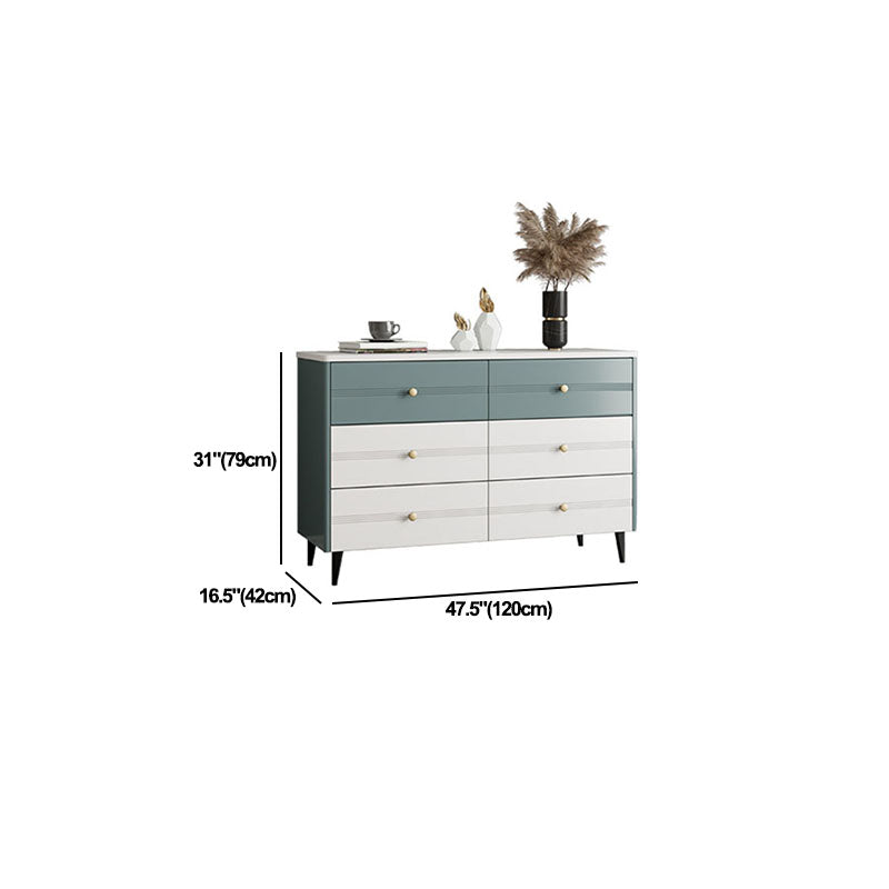 White Storage Chest Modern Style Bedroom Storage Chest Dresser with Drawers