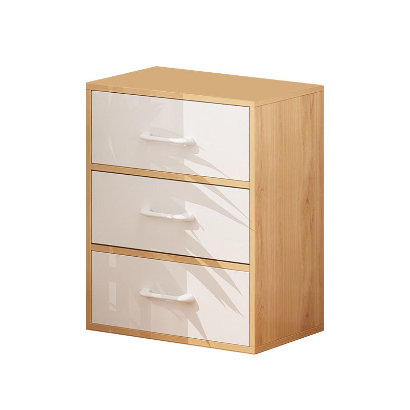 Wooden Dresser Modern Style Vertical Bedroom Storage Chest Dresser with Drawers