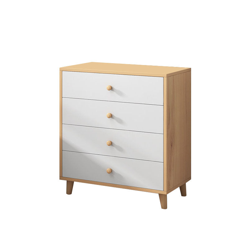 Wooden Dresser Modern Style Vertical Bedroom Storage Chest Dresser with Drawers