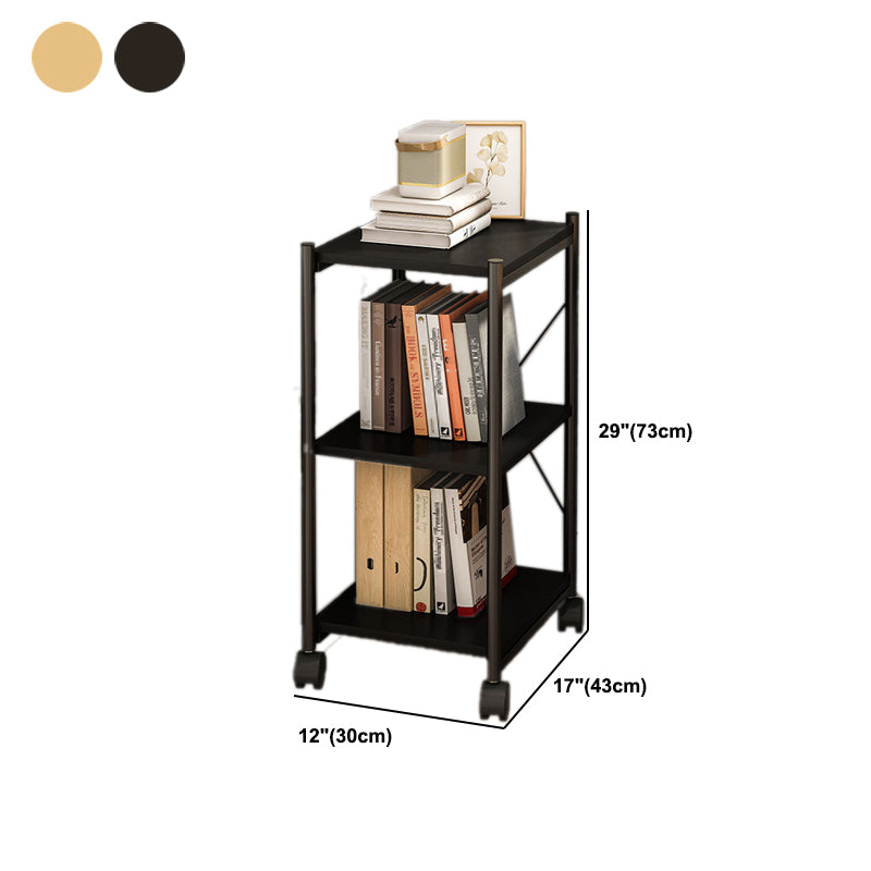 Modern Style Movable Etagere Bookcase Steel Home Office Bookshelf