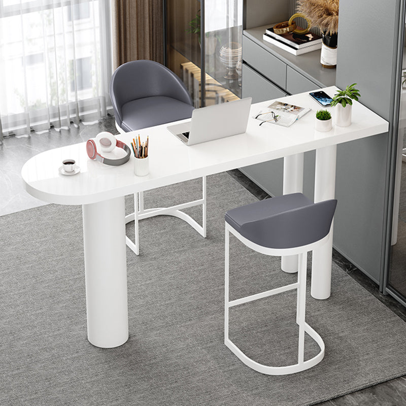 Sintered Stone Top Irregular Shape Bar Table Modern Bar Table with 3 Legs