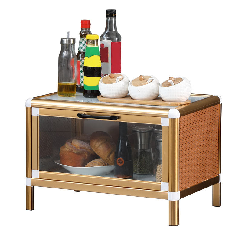 Gold Modern Style Sideboard Metal Sideboard with Door for Kitchen