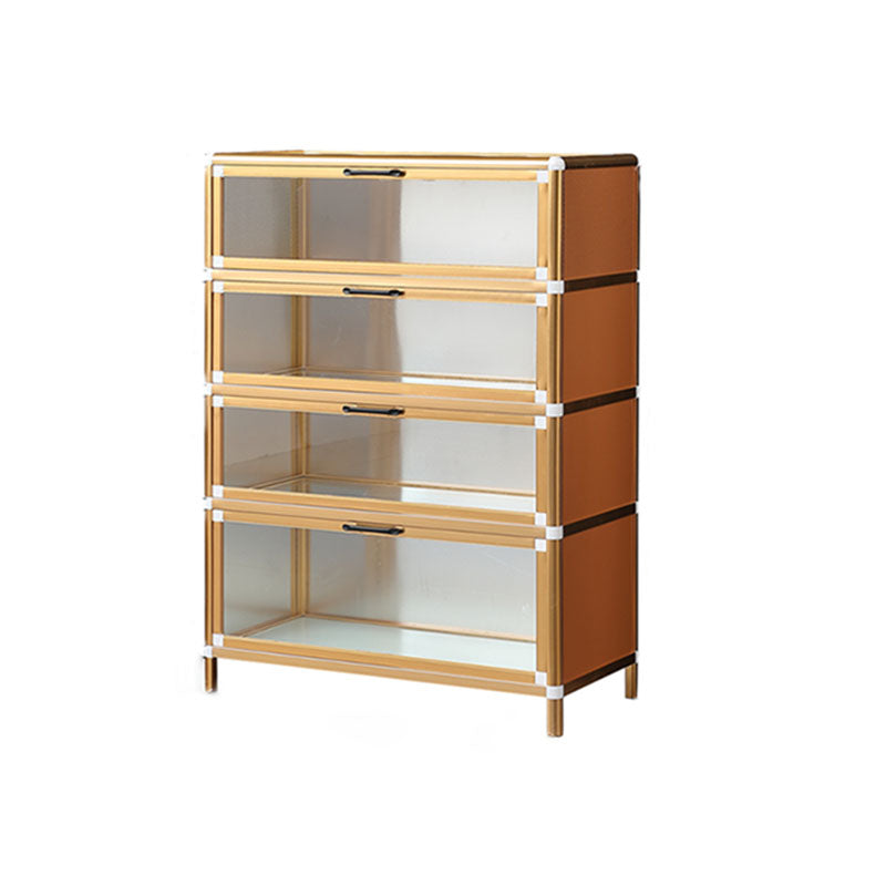 Gold Modern Style Sideboard Metal Sideboard with Door for Kitchen