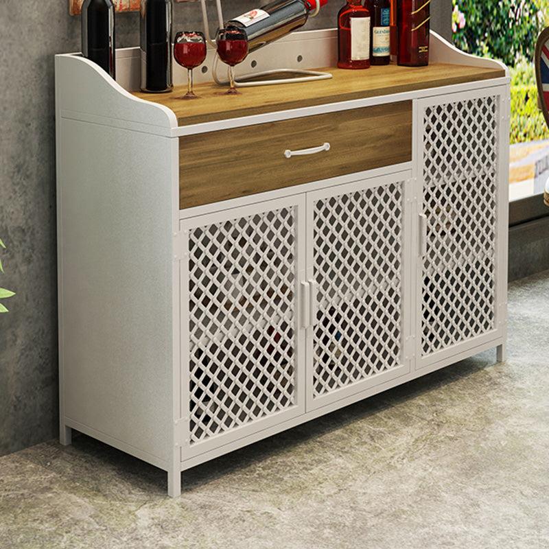 Contemporary Style Side Board Metal Sideboard with Door for Kitchen