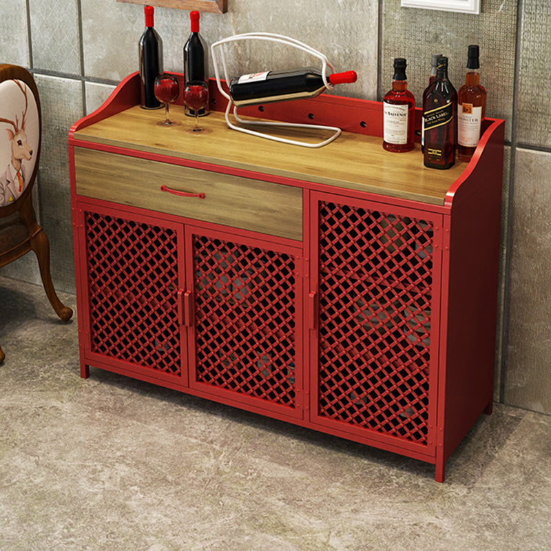 Contemporary Style Side Board Metal Sideboard with Door for Kitchen