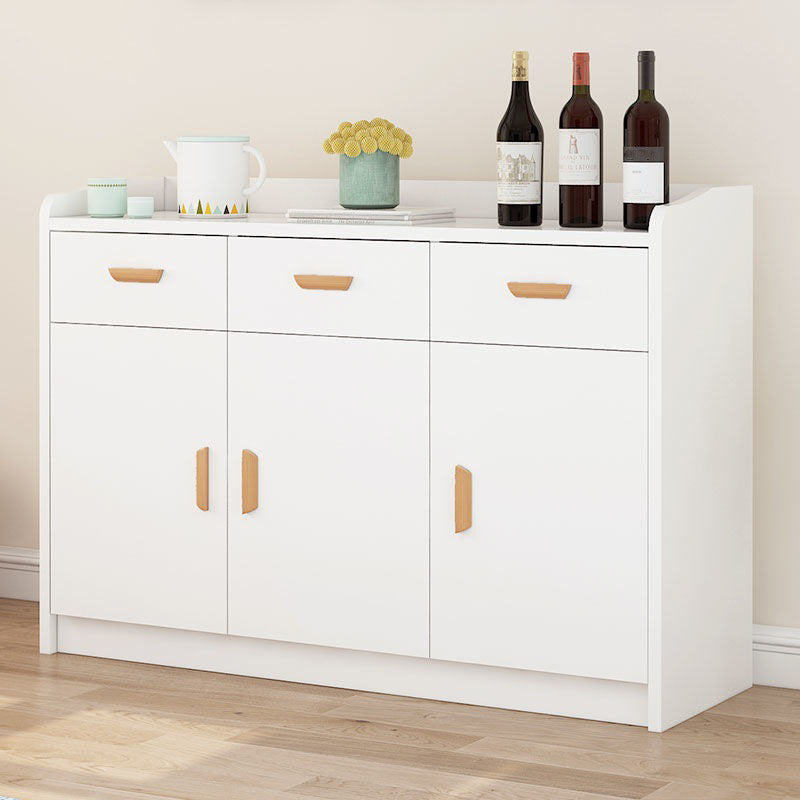 Contemporary Sideboard Engineered Wood Sideboard with Door and Drawer for Dining Room