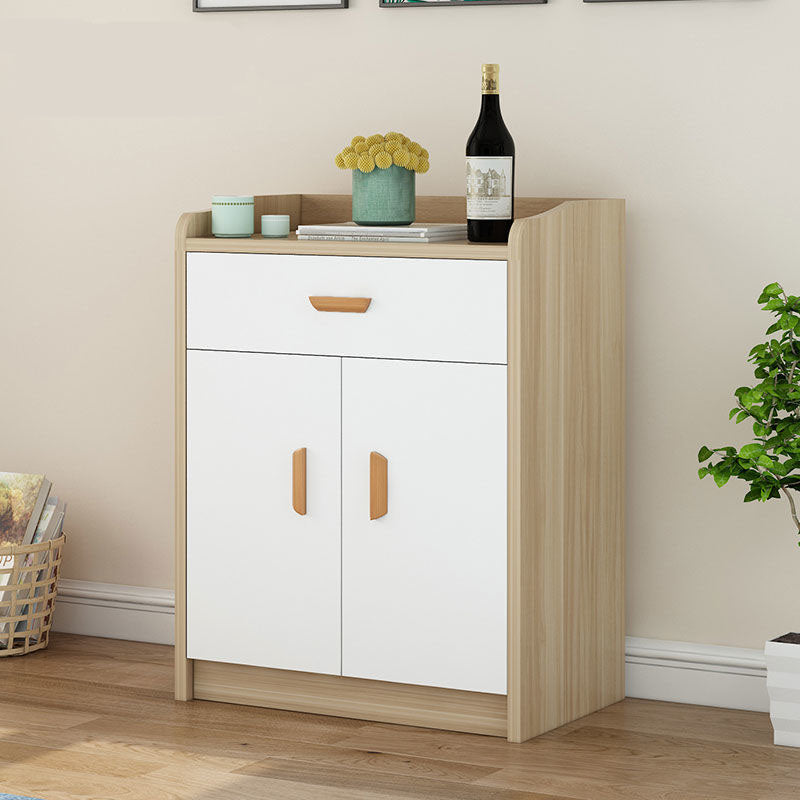 Contemporary Sideboard Engineered Wood Sideboard with Door and Drawer for Dining Room