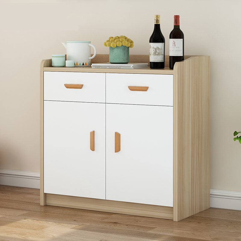 Contemporary Sideboard Engineered Wood Sideboard with Door and Drawer for Dining Room