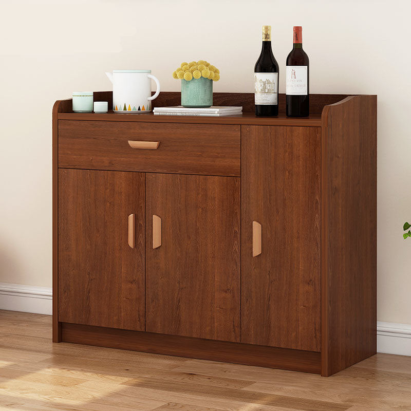 Contemporary Sideboard Engineered Wood Sideboard with Door and Drawer for Dining Room