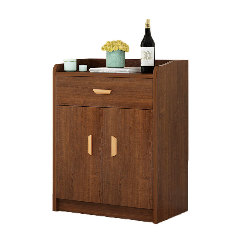 Contemporary Sideboard Engineered Wood Sideboard with Door and Drawer for Dining Room