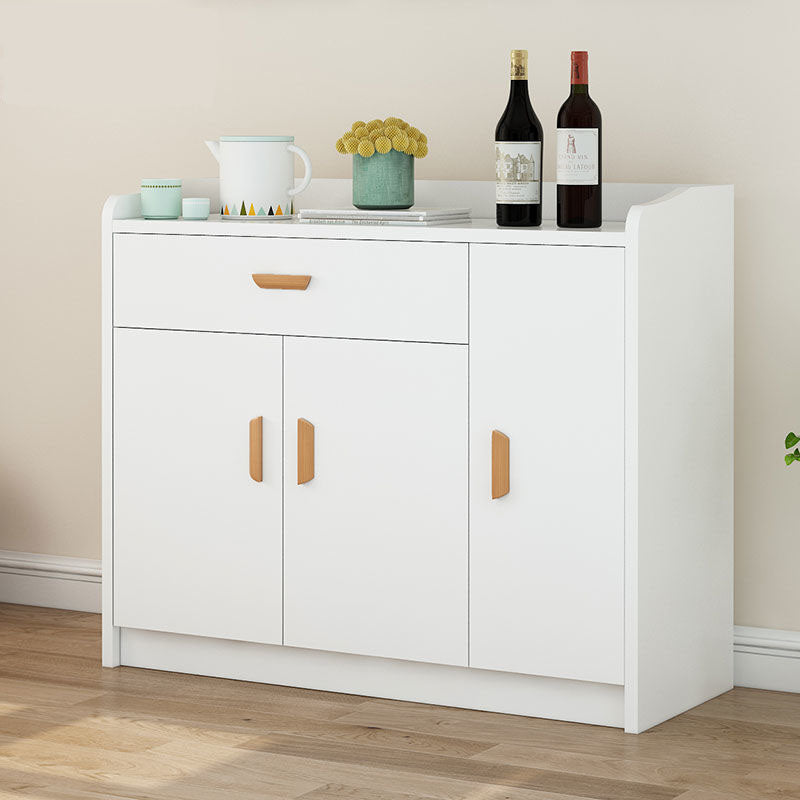 Contemporary Sideboard Engineered Wood Sideboard with Door and Drawer for Dining Room