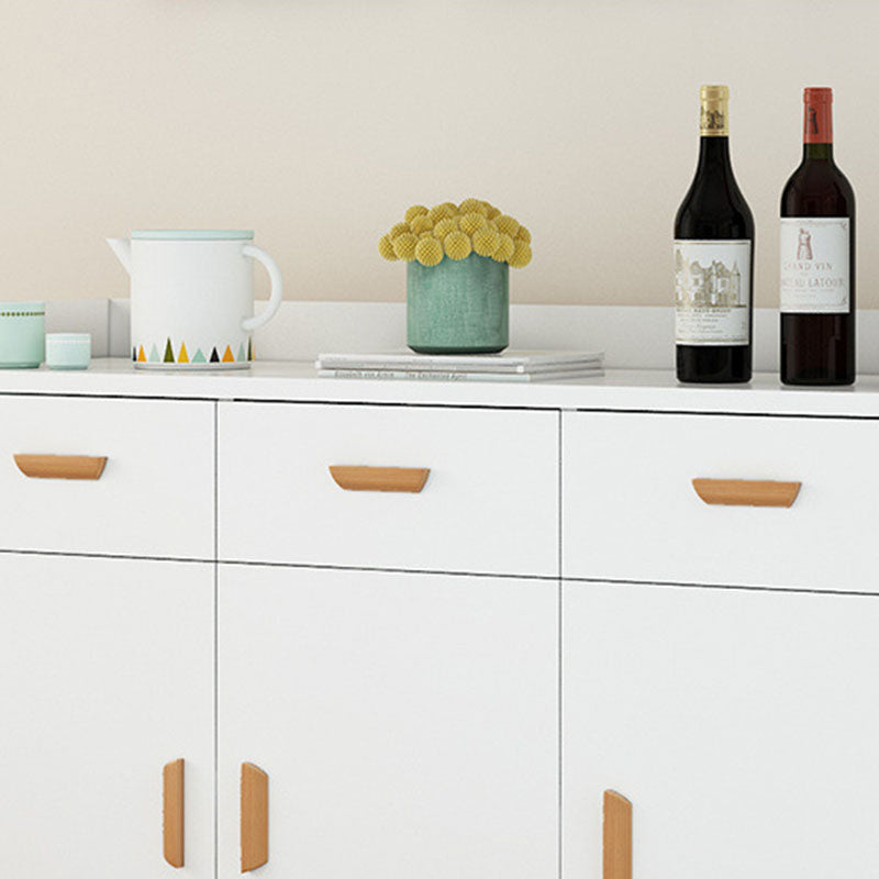 Contemporary Sideboard Engineered Wood Sideboard with Door and Drawer for Dining Room