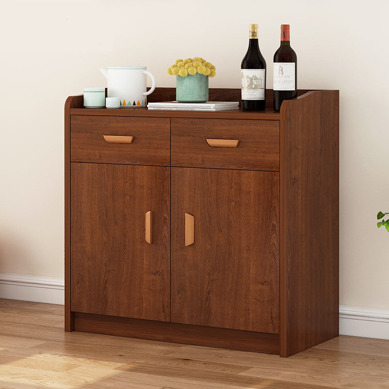 Contemporary Sideboard Engineered Wood Sideboard with Door and Drawer for Dining Room