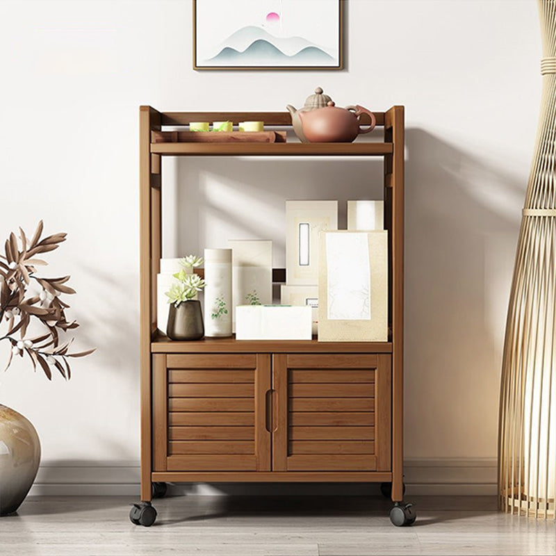 Contemporary Style Side Board Engineered Wood Sideboard for Dining Room