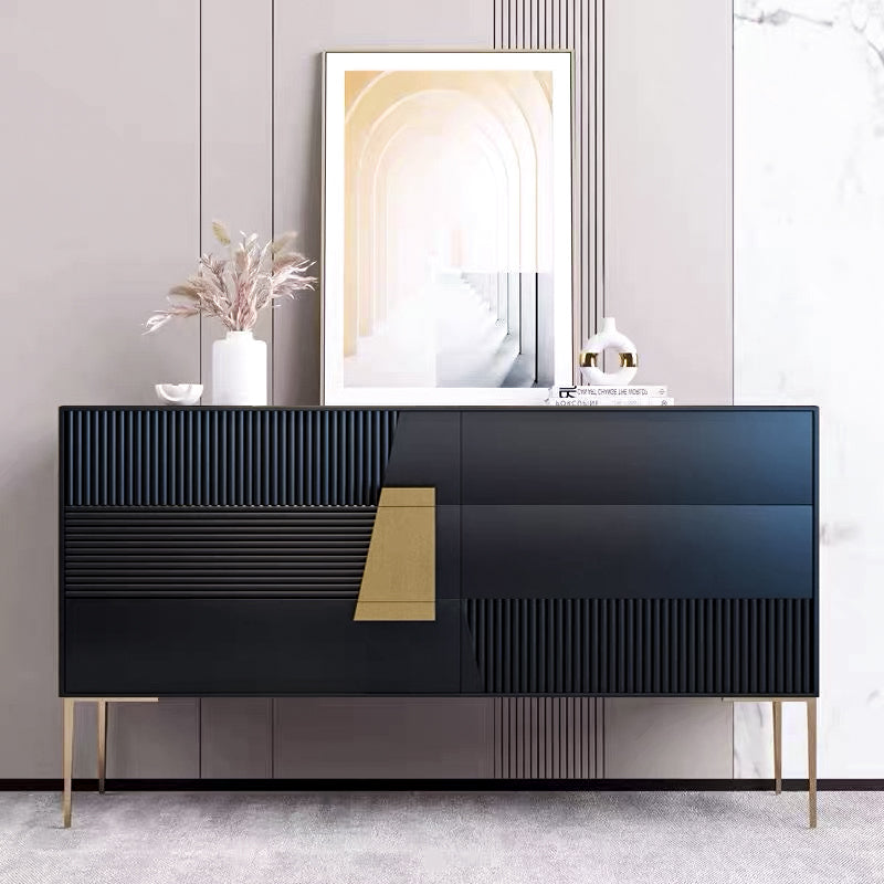 Contemporary Side Board Wood Sideboard with Drawers for Dining Room