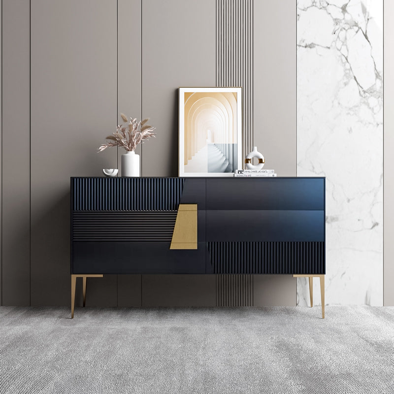 Contemporary Side Board Wood Sideboard with Drawers for Dining Room