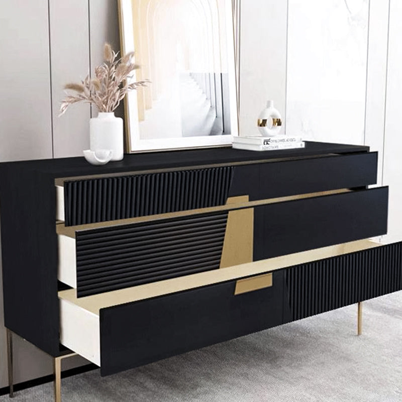 Contemporary Side Board Wood Sideboard with Drawers for Dining Room