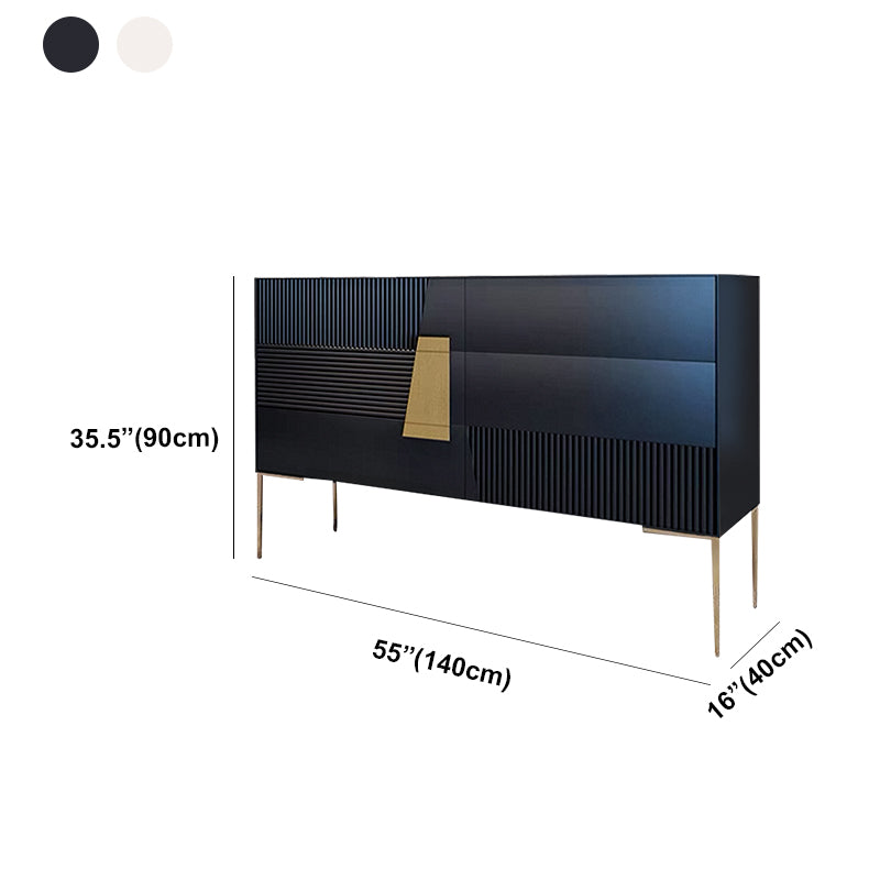 Contemporary Side Board Wood Sideboard with Drawers for Dining Room