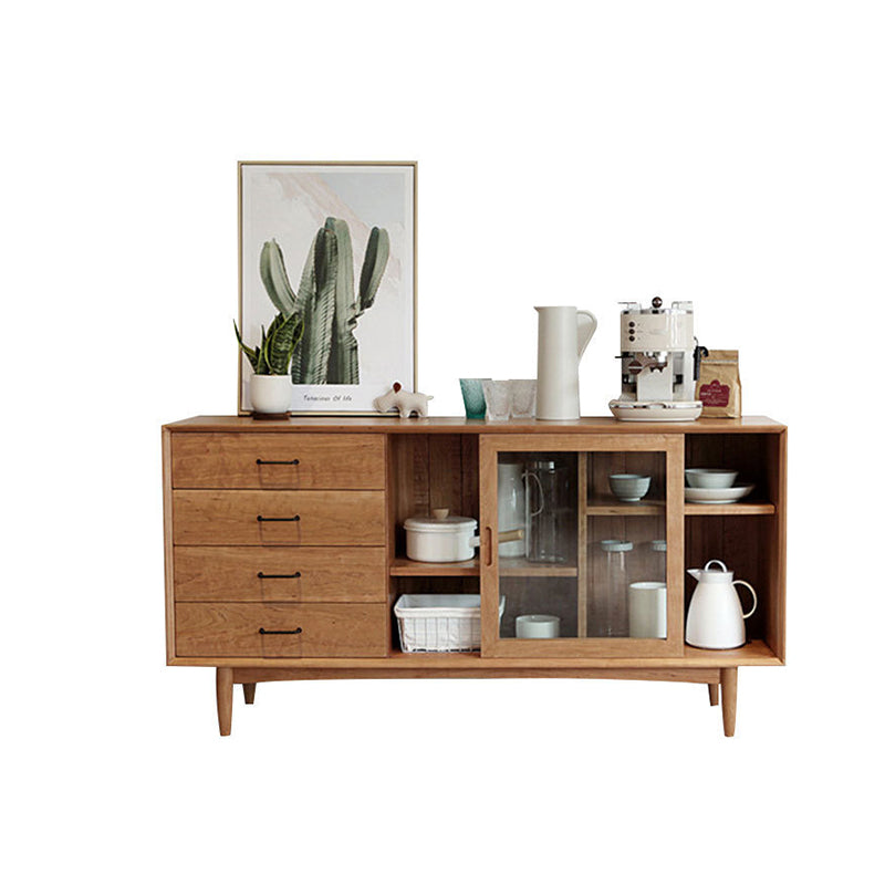 Contemporary Side Board Solid Wood Sideboard for Dining Room