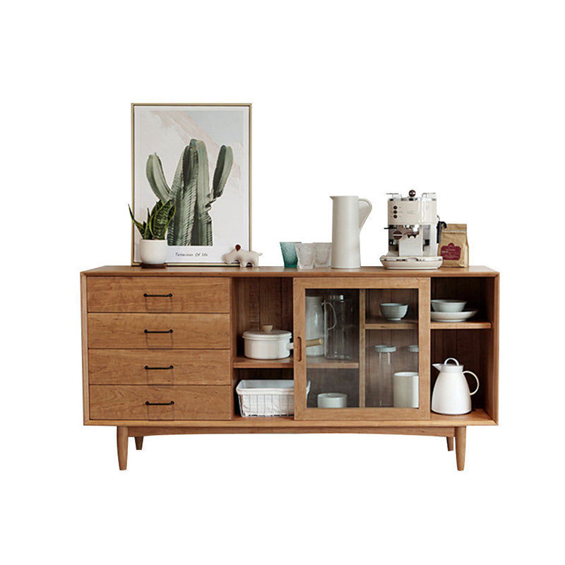 Contemporary Side Board Solid Wood Sideboard for Dining Room