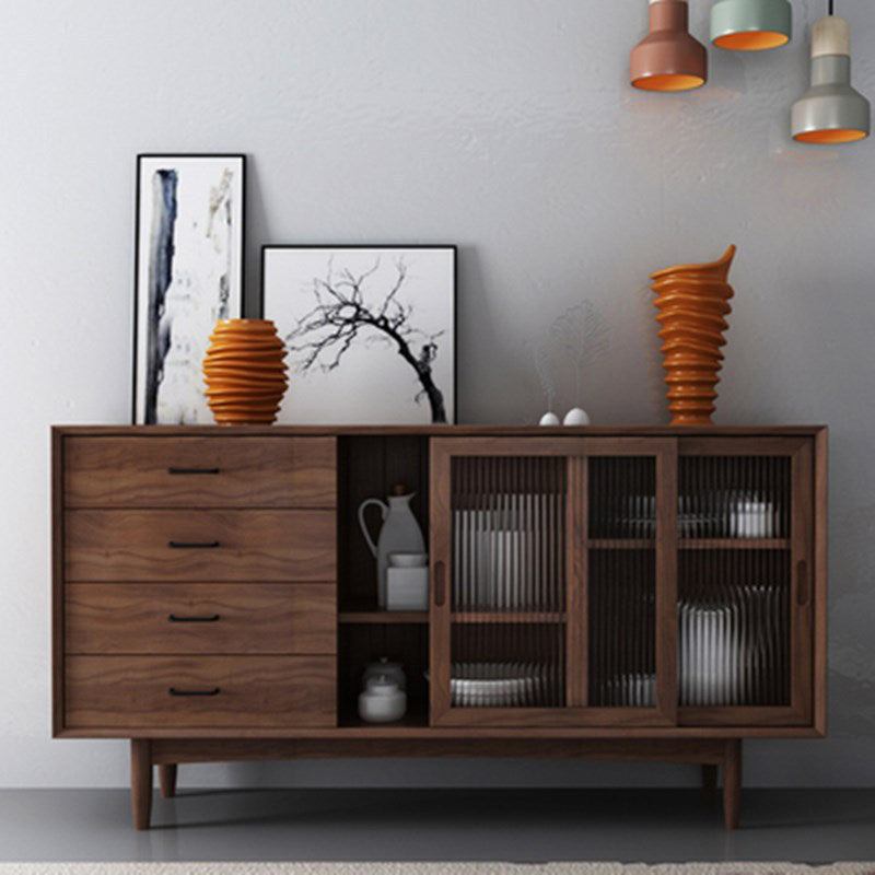 Contemporary Side Board Solid Wood Sideboard for Dining Room