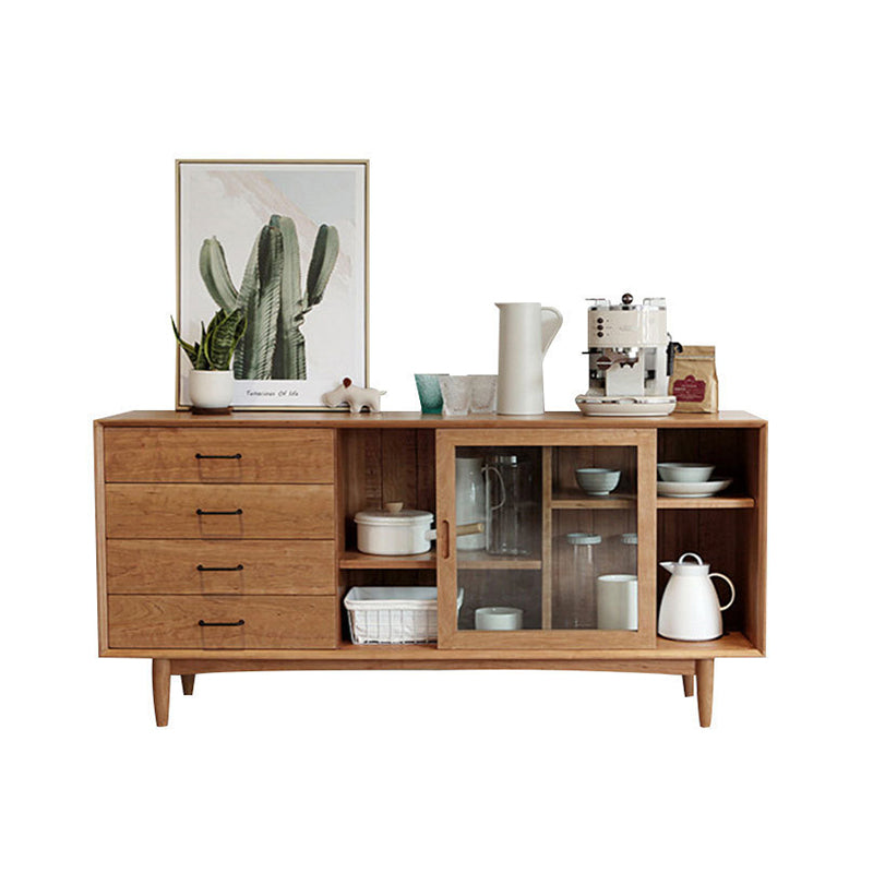 Contemporary Side Board Solid Wood Sideboard for Dining Room