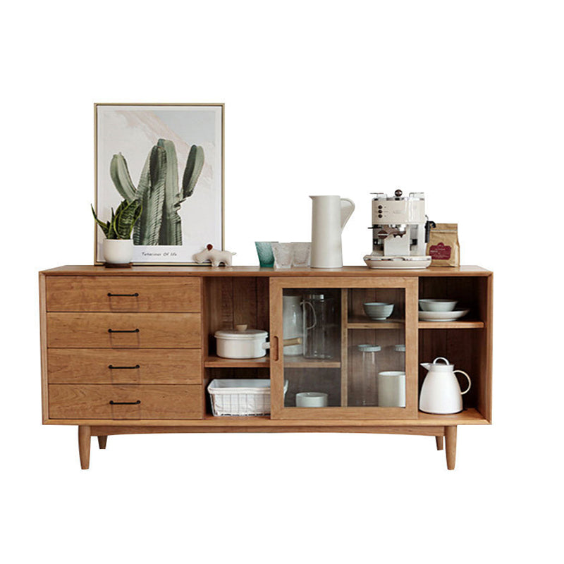 Contemporary Side Board Solid Wood Sideboard for Dining Room