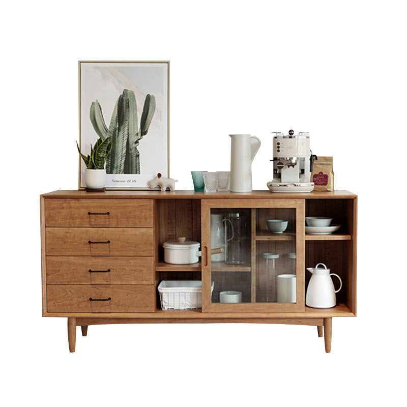 Contemporary Side Board Solid Wood Sideboard for Dining Room