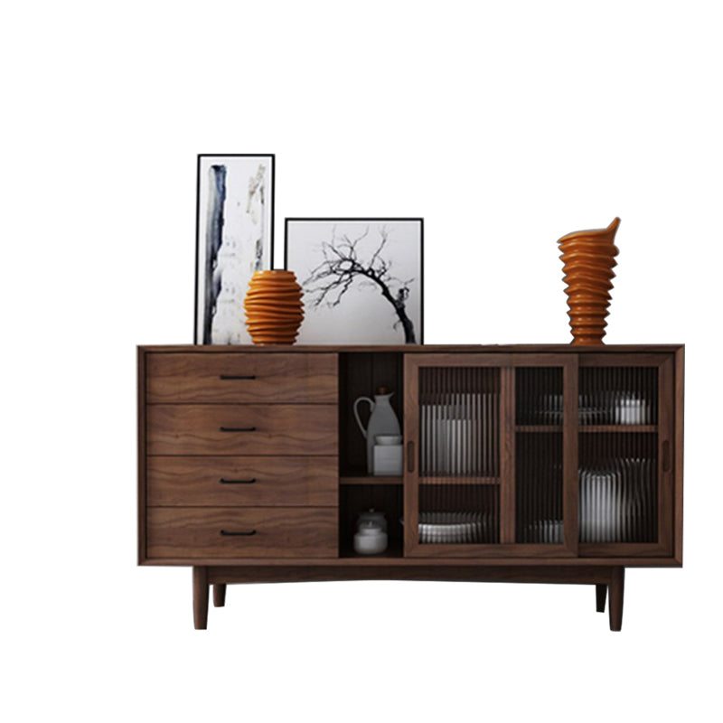 Contemporary Side Board Solid Wood Sideboard for Dining Room