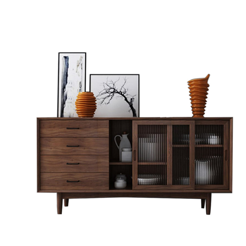 Contemporary Side Board Solid Wood Sideboard for Dining Room