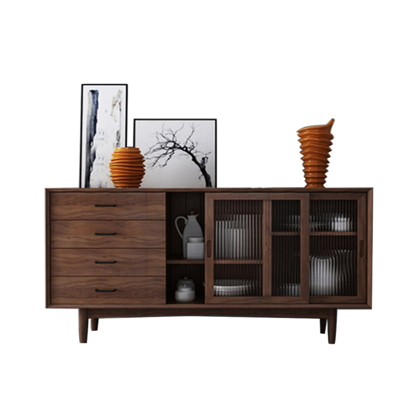 Contemporary Side Board Solid Wood Sideboard for Dining Room