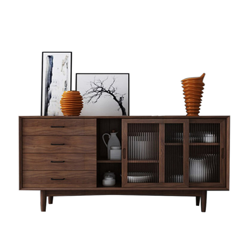 Contemporary Side Board Solid Wood Sideboard for Dining Room