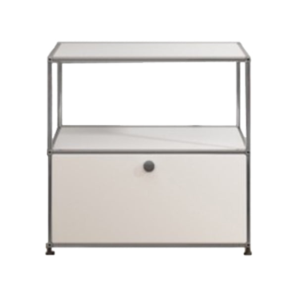 Modern Style Stainless Steel Sideboard White Sideboard for Living Room