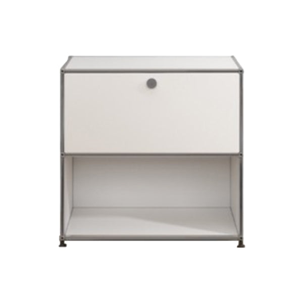 Modern Style Stainless Steel Sideboard White Sideboard for Living Room