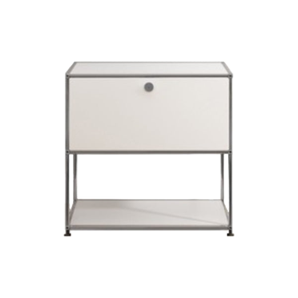 Modern Style Stainless Steel Sideboard White Sideboard for Living Room