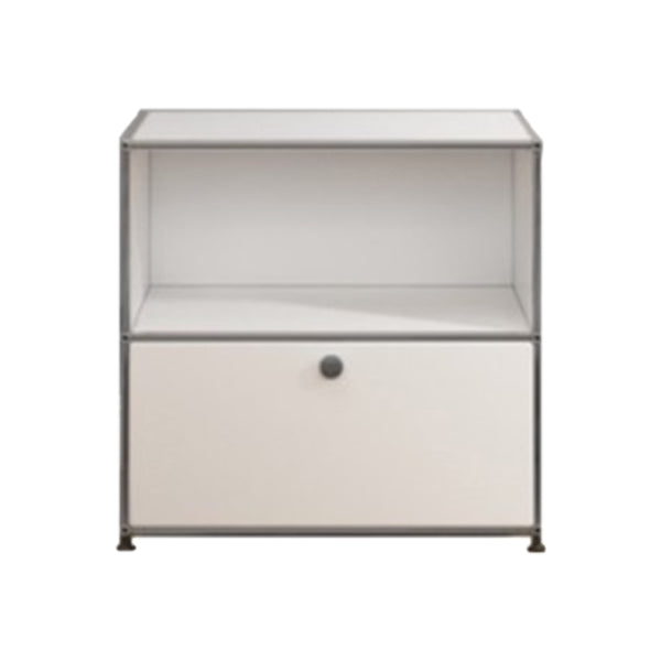 Modern Style Stainless Steel Sideboard White Sideboard for Living Room