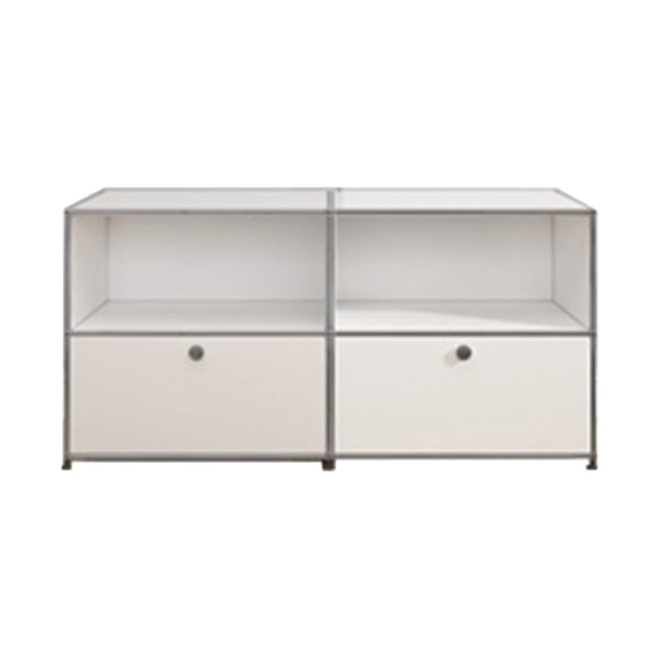 Modern Style Stainless Steel Sideboard White Sideboard for Living Room