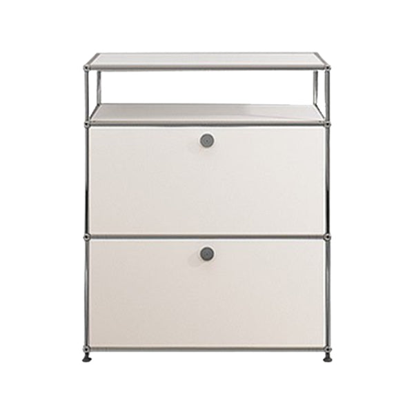 Modern Style Stainless Steel Sideboard White Sideboard for Living Room