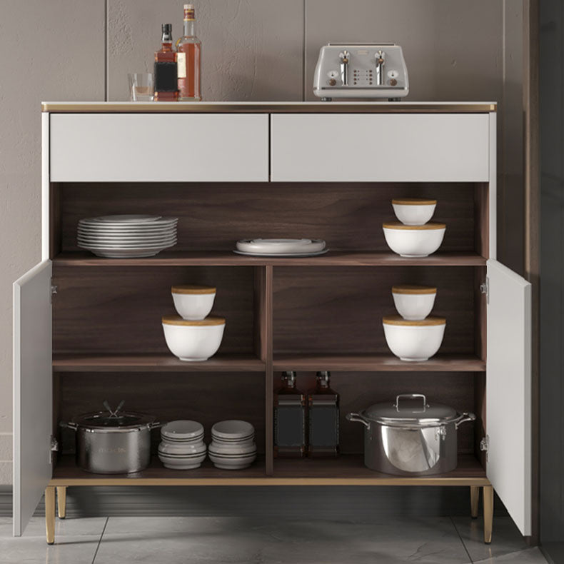 Glam Style Sideboard Door and Drawer Server for Home Kitchen