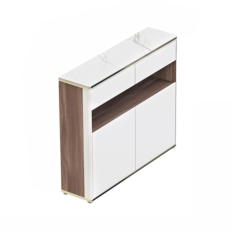 Glam Style Sideboard Door and Drawer Server for Home Kitchen