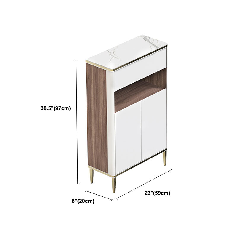 Glam Style Sideboard Door and Drawer Server for Home Kitchen