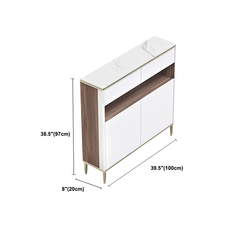 Glam Style Sideboard Door and Drawer Server for Home Kitchen