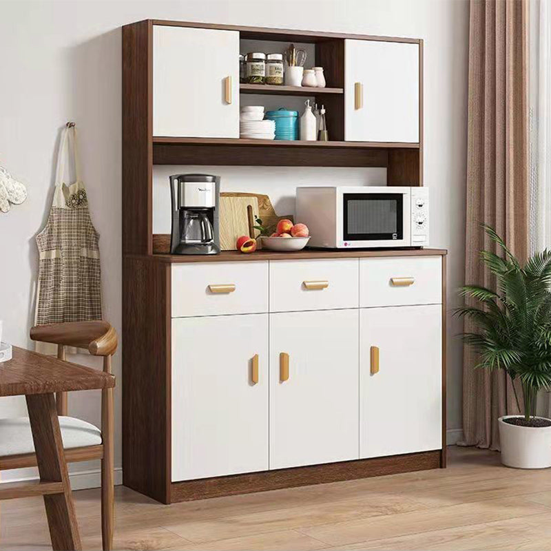 Contemporary Sideboard Engineered Wood Sideboard for Dining Room