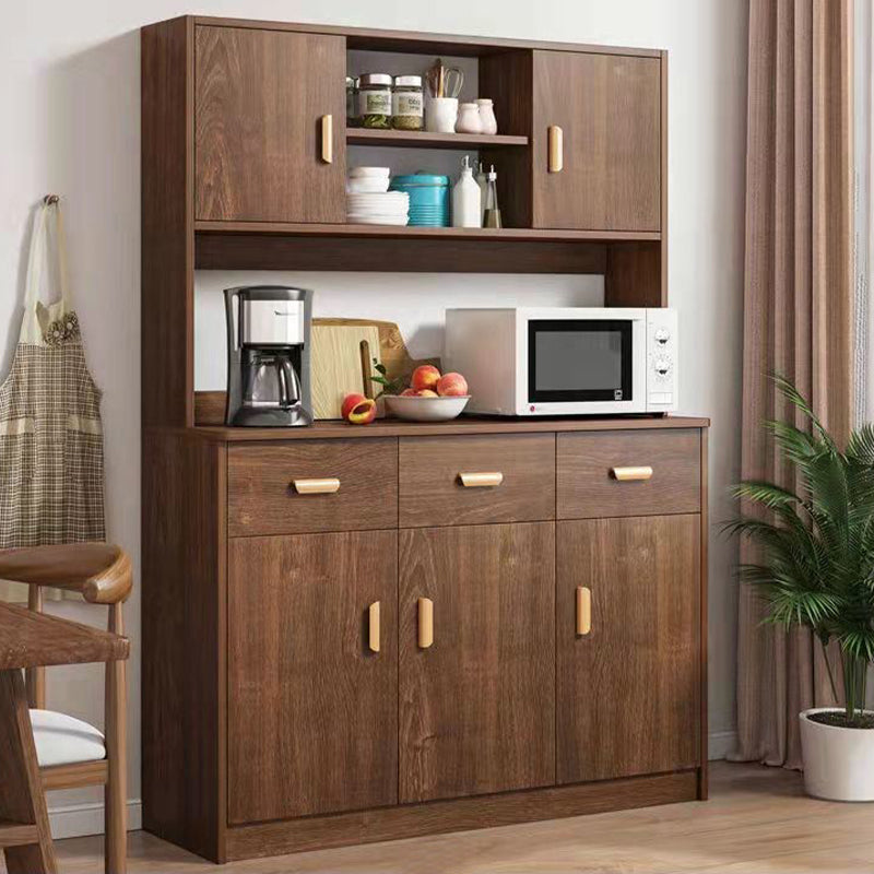 Contemporary Sideboard Engineered Wood Sideboard for Dining Room