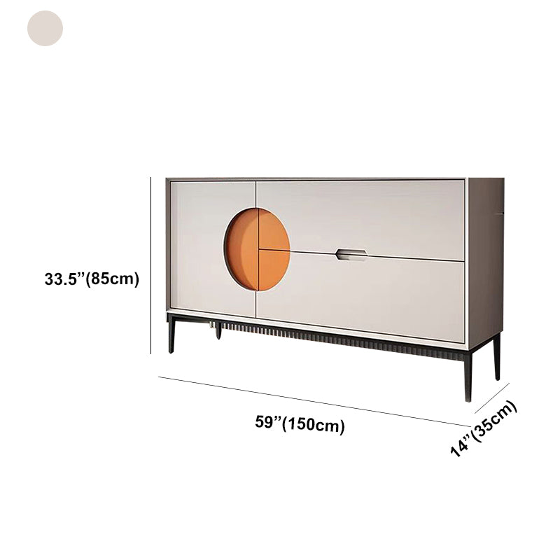 Contemporary Sideboard Wood Sideboard with Drawer for Dining Room