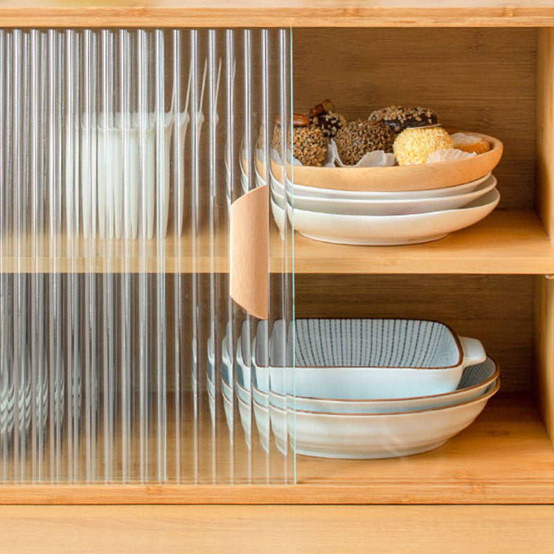 Contemporary Side Board Engineered Wood Sideboard with Sliding Door for Dining Room