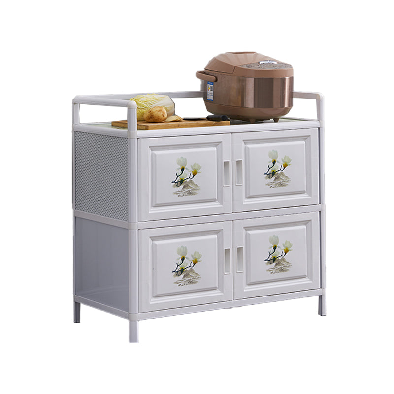 Doors Metal Sideboard Modern Buffet Server Cabinet with Storage for Dining Room